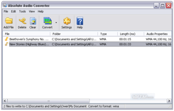 Absolute Audio Converter screenshot 2
