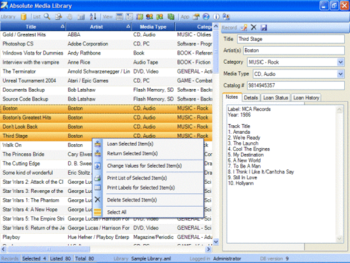 Absolute Media Library screenshot