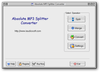 Absolute MP3 Splitter & Converter screenshot