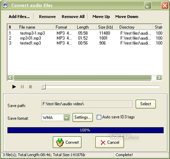 Absolute MP3 Splitter & Converter screenshot 5