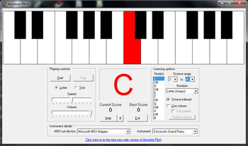 Absolute Pitch screenshot