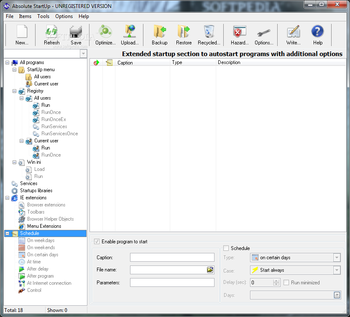 Absolute StartUp Pro screenshot 4