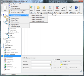 Absolute StartUp Pro screenshot 7
