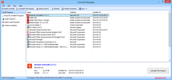 Absolute Uninstaller screenshot