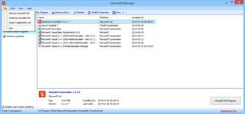 Absolute Uninstaller screenshot 2