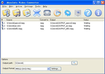 Absolute Video Converter screenshot 2
