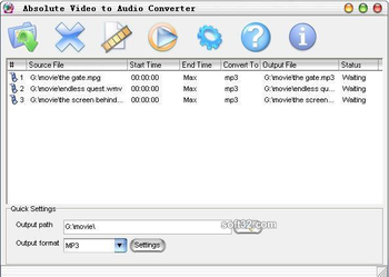 Absolute Video to Audio Converter screenshot 3