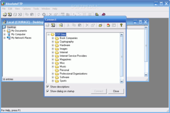 AbsoluteFTP screenshot