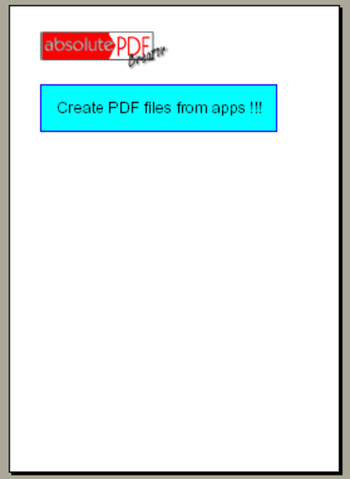 absolutePDF Creator Easy screenshot