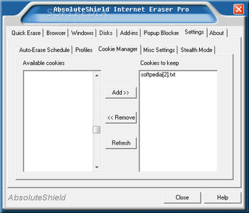 AbsoluteShield Internet Eraser Pro screenshot 7