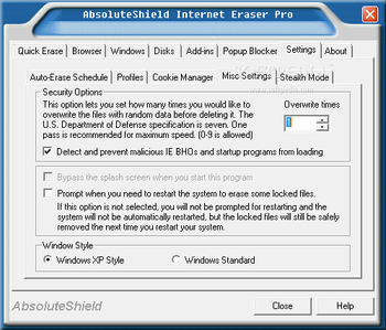 AbsoluteShield Internet Eraser Pro screenshot 8