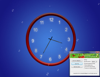 Abstract Clock Animated Wallpaper screenshot