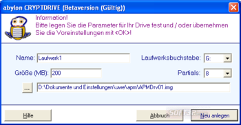 abylon CRYPTDRIVE screenshot 3