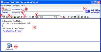abylon CRYPTMAIL screenshot 3