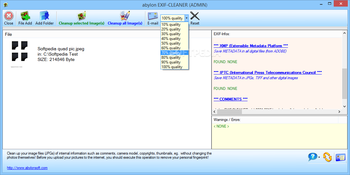 abylon EXIF-CLEANER screenshot 2
