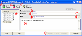 abylon KEYSAFE screenshot 2