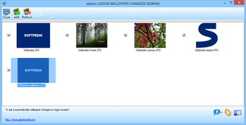 abylon LOGON WALLPAPER CHANGER screenshot