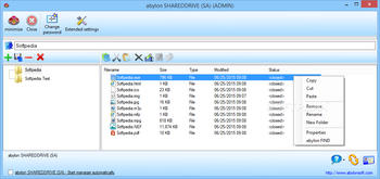 abylon SHAREDDRIVE screenshot