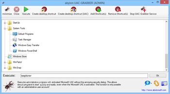 abylon UAC GRABBER screenshot