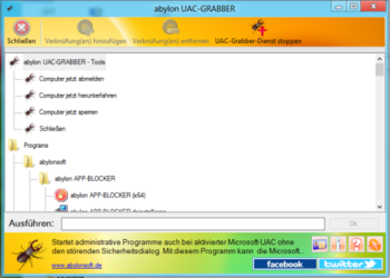 abylon UAC-GRABBER screenshot