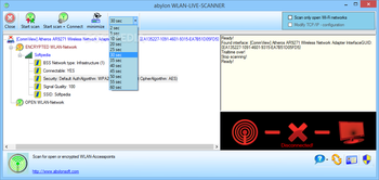 abylon WLAN-LIVE-SCANNER screenshot