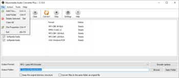 AbyssMedia Audio Converter Plus screenshot 2