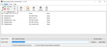 AbyssMedia Audio Converter Plus screenshot 3