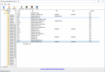 AbyssMedia BPM Counter screenshot