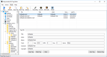 Abyssmedia ID3 Tag Editor screenshot