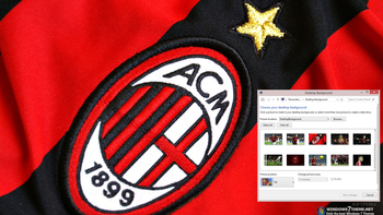 AC Milan Windows 7 Theme screenshot