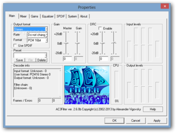 AC3Filter Lite screenshot