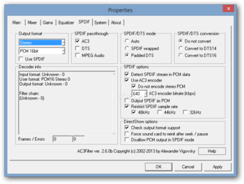 AC3Filter Lite screenshot 4