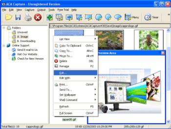 ACA Capture screenshot 2