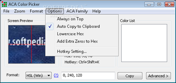 ACA Color Picker screenshot 2