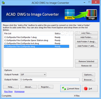 ACAD DWG to Image Converter screenshot