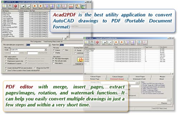 Acad2PDF screenshot