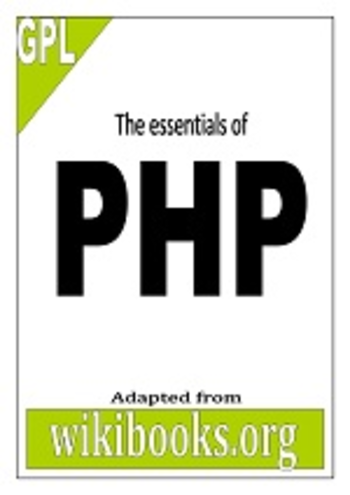 Academit :The Essentials of PHP Wikibook screenshot