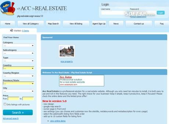 Acc Real Estate - php real estate screenshot 2