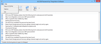 ACCDB Password screenshot 2