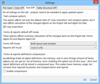 AccdbMerge screenshot 5