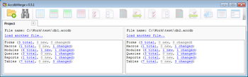 AccdbMerge screenshot 7