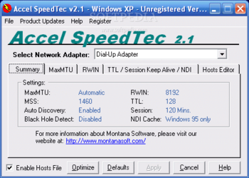 Accel SpeedTec screenshot