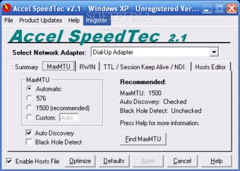 Accel SpeedTec screenshot 2