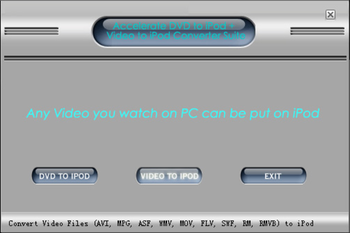 Accelerate iPod Converter Suite screenshot