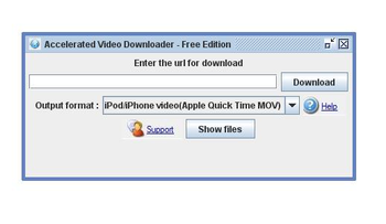 Accelerated Video Downloader - Free Edition screenshot