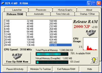 Acceleration Startup Manager + Release RAM Bundle screenshot 2