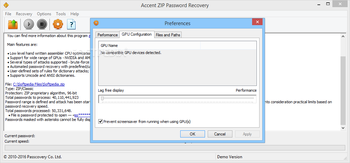 Accent ZIP Password Recovery screenshot 5
