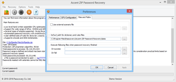 Accent ZIP Password Recovery screenshot 6