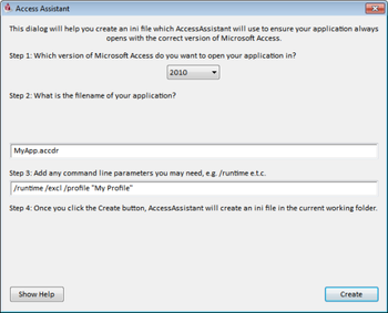 Access Assistant screenshot