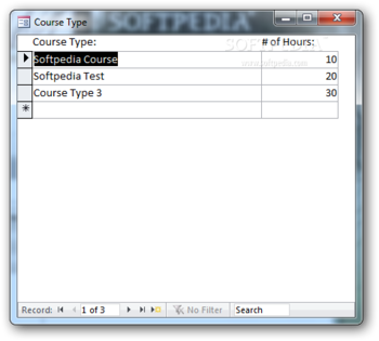 Access Class Database screenshot 2